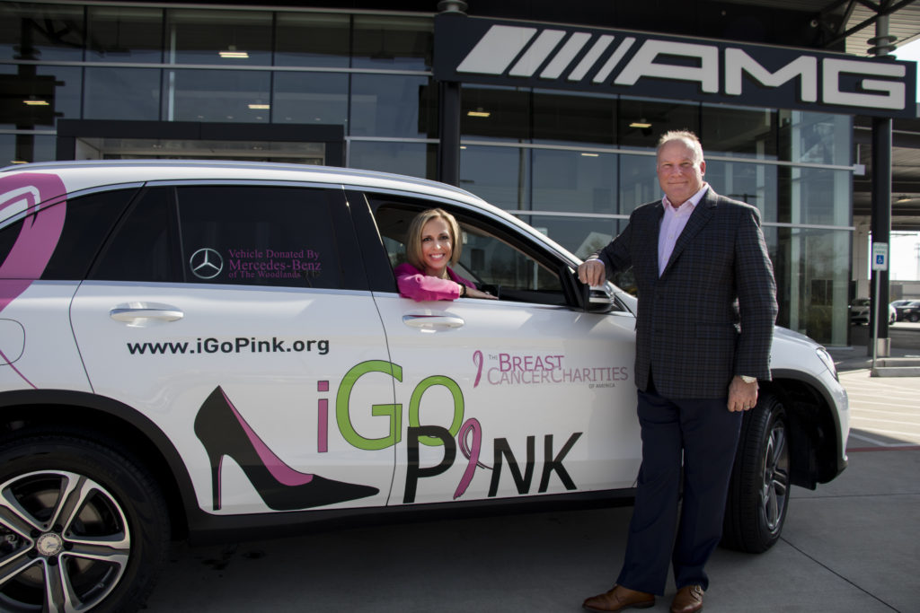 Mercedes-Benz of The Woodlands Goes All In to Support Local Breast Cancer Charity igopink