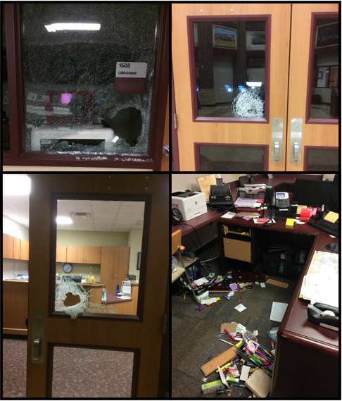 Magnolia West High School Vandalism February 6 2017