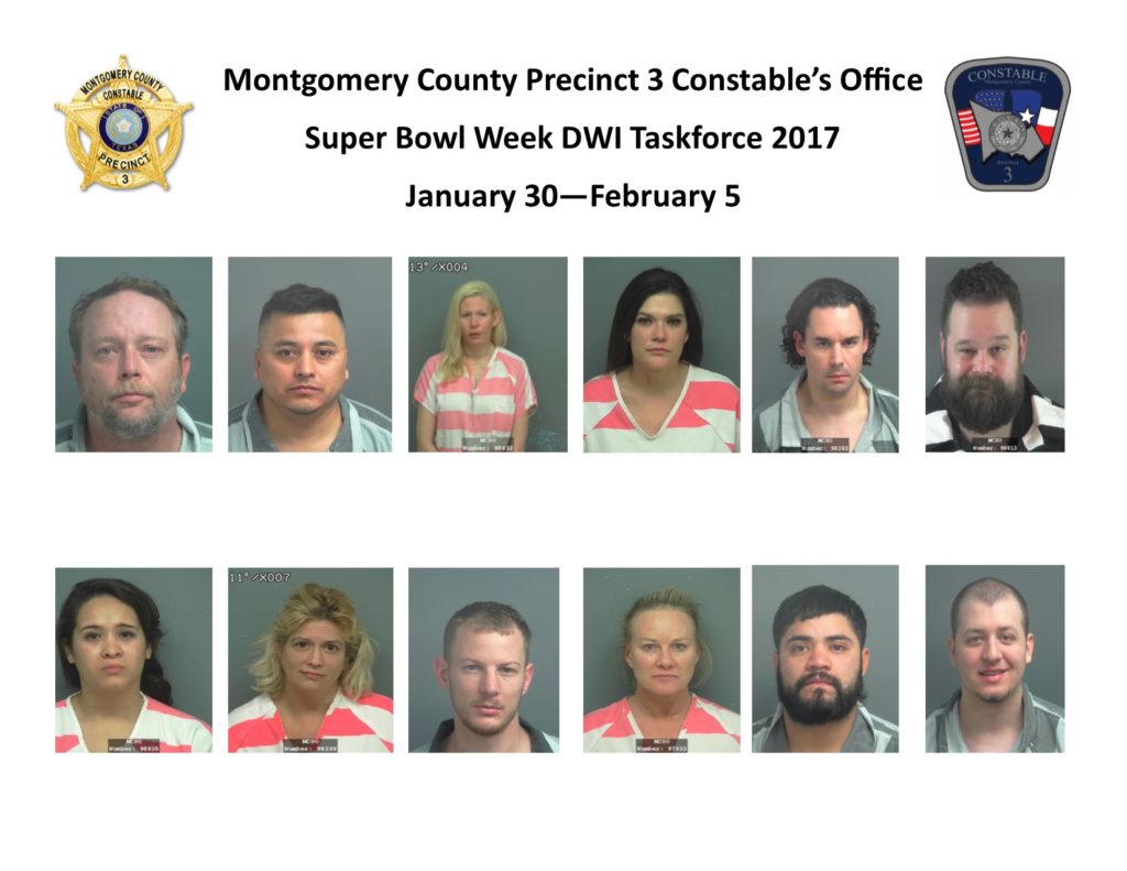 Super Bowl DWI Arrests