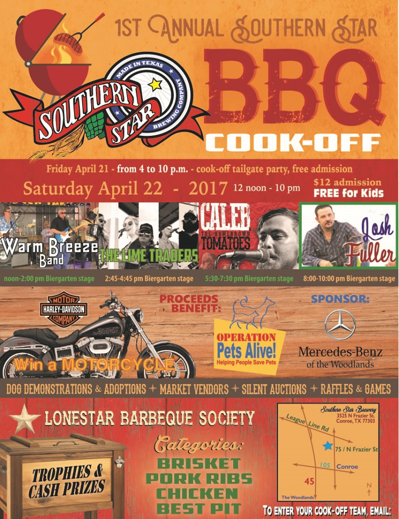 Southern Star bbq flyer