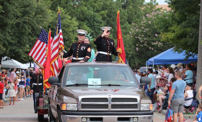 South Montgomery County 4th Of July Parade Rain Or Shine Hello Woodlands