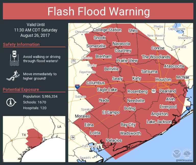 Flash Flood Warning and Tornado Warning for Montgomery County - Hello ...