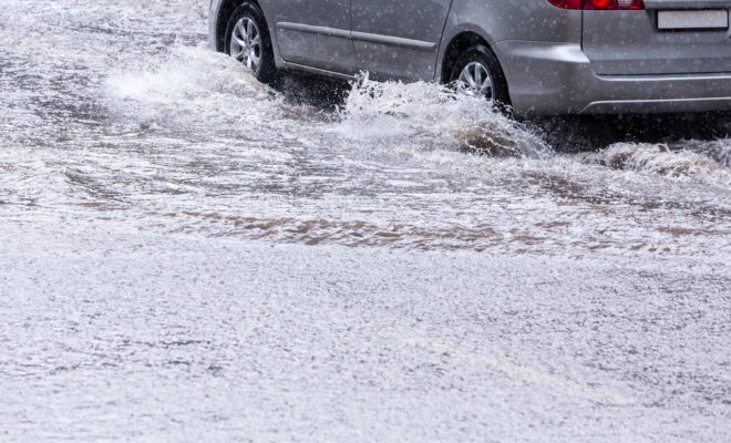 flash flood car high water