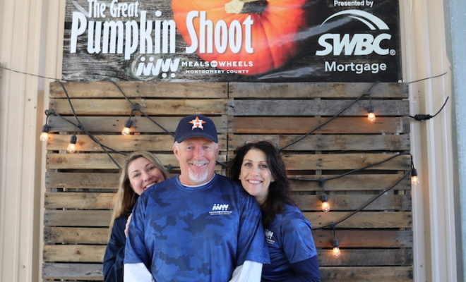 The Great Pumpkin Shoot raised funds for Meals on Wheels Montgomery County on Friday, October 27 at the Blackwood Gun Club in Conroe, Texas.