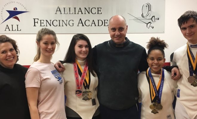 FENCERS FROM ALLIANCE FENCING ACADEMY BRING HOME 42 MEDALS IN THE MONTH OF OCTOBER