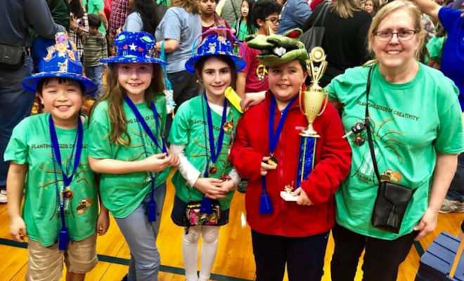 TWMS Students win first place in Destination Imagination's Scientific Category