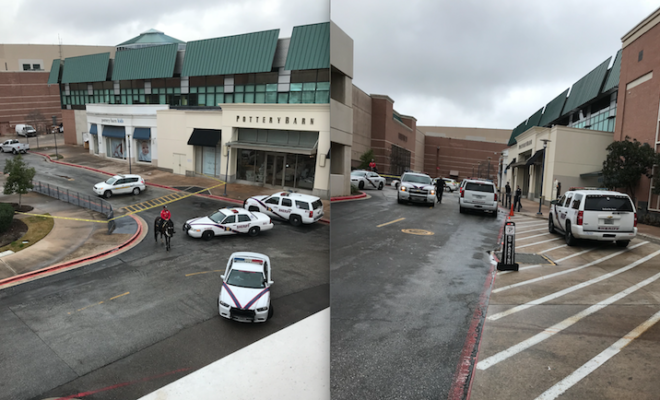 The Montgomery County Sheriffs Office along with Montgomery County Fire Marshal’s Office are currently on scene of a suspicious package at the Woodlands Mall. Two stores have been evacuated as a precaution.