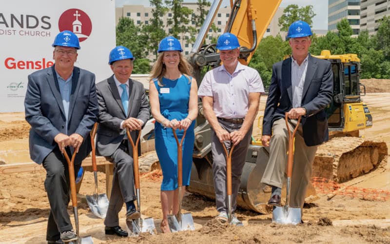 The Woodlands UMC Breaks Ground on REACH Project Hello Woodlands