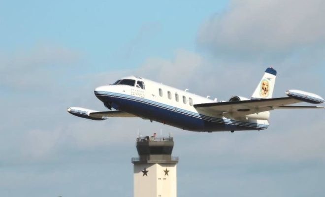 Conroe/North Houston Regional Airport (CNRA), located north-east of downtown Conroe, has hit record numbers of inbound and outbound flights and is quickly becoming known as “the hub of business travel,” according to Airport Director James Brown.