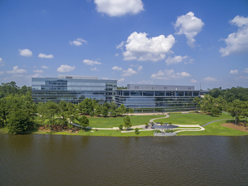 The Howard Hughes Corporation® has recently acquired the two former Chicago Bridge & Iron Company (CB&I) Class-A office buildings, situated on the northern end of Hughes Landing® in the acclaimed master planned community of The Woodlands®. Totaling 257,025 square feet, the two buildings are located on 12.92 acres on the north side of Lake Woodlands at 2103 Research Forest Drive, with approximately 3.4 acres of the total site designated for future development opportunity. The Howard Hughes Corporation will reposition the campus as “Lake Front North in Hughes Landing.”