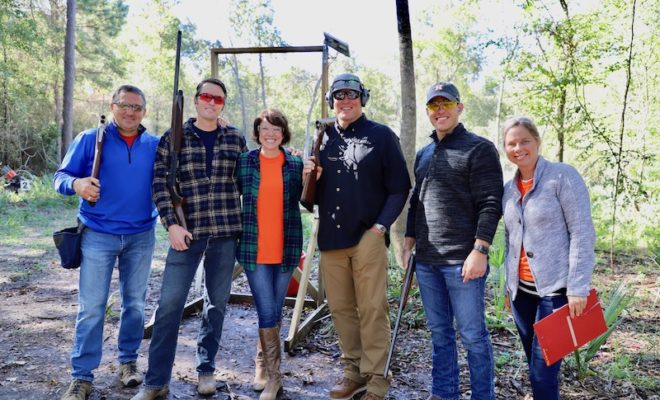 Meals on Wheels Montgomery County (MOWMC) hosted The Great Pumpkin Shoot, a NSCA registered sporting clay tournament, on Friday, October 26, 2018 at the Blackwood Gun Club in Conroe, Texas.