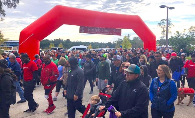 Around 5,000 Montgomery County residents laced up their sneakers on Saturday, November 10, 2018 for the American Heart Association’s 25th annual Heart Walk at North Shore Park. The non-competitive, family-oriented 5k walk raised over $350,000 to support the fight against cardiovascular disease and stroke.