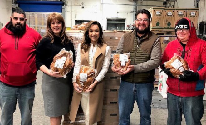 Tis' the season to give back and H-E-B did just that when they graciously donated 2,560 turkeys to the Montgomery County Food Bank (MCFB) to distribute to those in need during the holidays.