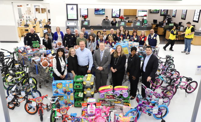 Sheriff and Partners Come Together to Purchase Gifts for Operation Blue Elf