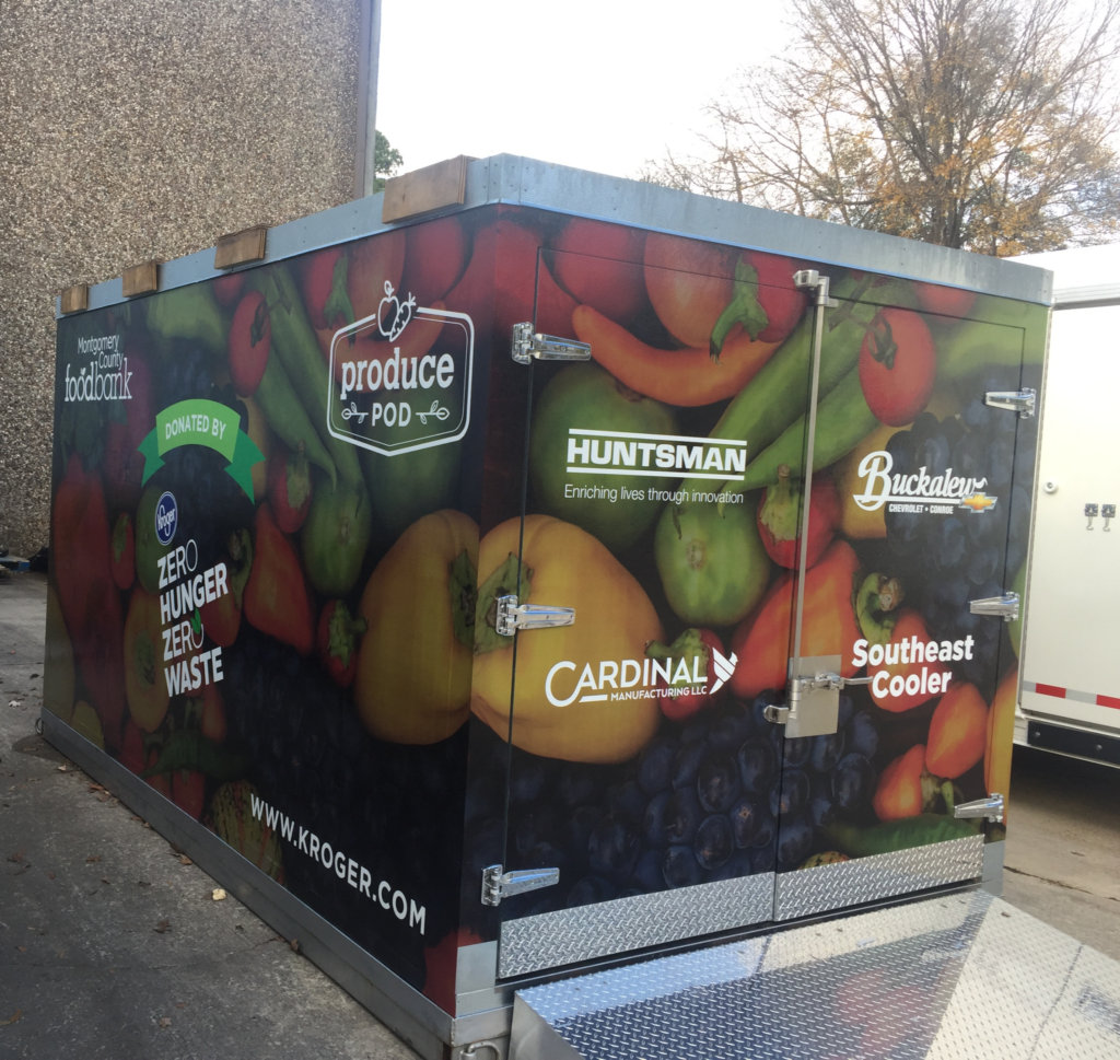 MCFB Produce Pod Montgomery county food bank