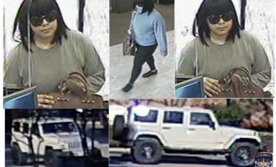 MCTXSheriff Seeking Public’s Help to Identify Robbery Suspect Montgomery County Sheriff’s Office is seeking the public’s help in identifying the below pictured suspect who robbed the Chase Bank on February 13, 2019. The suspect fled in what appears to be a light colored 4-door Jeep Wrangler possibly a Sahara model with colored fenders, a matching hard top and aftermarket wheels and tires. If you have any information regarding this investigation, please contact Montgomery County Sheriff’s Office at 936-760-5800, the FBI, or Crime Stoppers at 1-800-392-STOP (7867) and refer to case #19A052019.