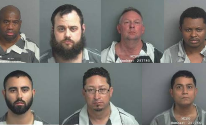 Montgomery County Sheriff's Office and partners conducted a joint proactive human trafficking operation, titled "Operation Broken Heart," resulting in the arrest of eight persons, including one juvenile were arrested for alleged prostitution while soliciting undercover Detectives for sex.