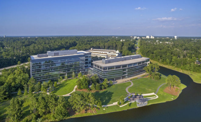 Entergy and ExxonMobil have signed leases for new office space at Lake Front North in Hughes Landing in The Woodlands, Texas.