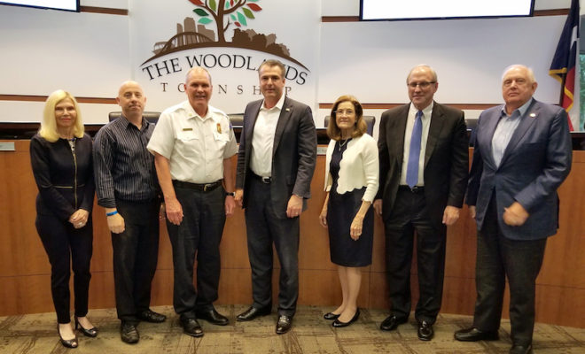 THE WOODLANDS, TEXAS – After more than 14 years of service to The Woodlands Township, Fire Chief Alan B. Benson has announced his retirement, effective May 2, 2019.