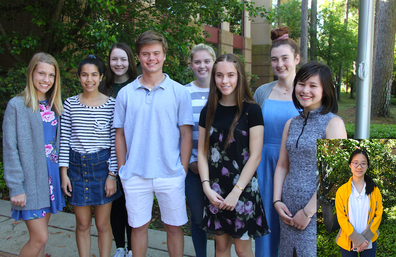 Nine students from The John Cooper School were awarded in the 2019 Student Art Scholarship Competition sponsored by The Woodlands Arts Council in April.