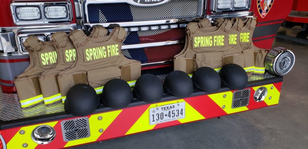 Spring Fire Department Deploys Ballistics Gear - Hello Woodlands