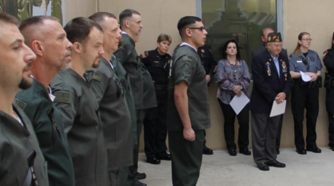 On May 1, 2019, The Montgomery County Sheriff’s Office celebrated the second anniversary of the V.E.T.S. Program. V.E.T.S (Veterans Embracing the Tools for Success), is a program designed to provide Veterans incarcerated in the Montgomery County Jail with valuable resources in one central location.