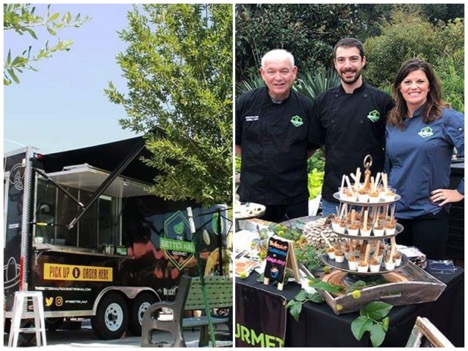 The Better Half Gourmet Good Truck at 403 EATS in Tomball. Darrell Riley, Chef Ignacio, Jill Riley