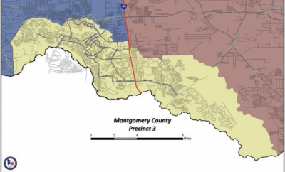 Montgomery County Precinct 3 contains all or part of the following villages in The Woodlands: Grogan’s Mill, Panther Creek, Cochran’s Crossing, Indian Springs and Sterling Ridge.