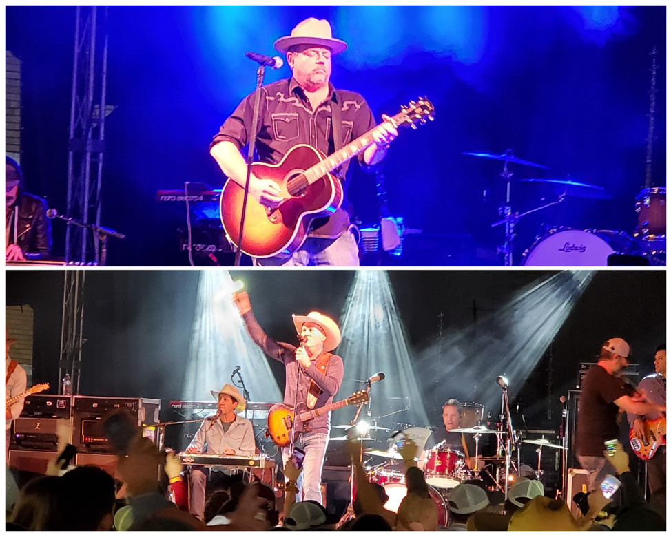 Saturday night entertainment headliners Pat Green and Kevin Fowler, photos by Nick Rama