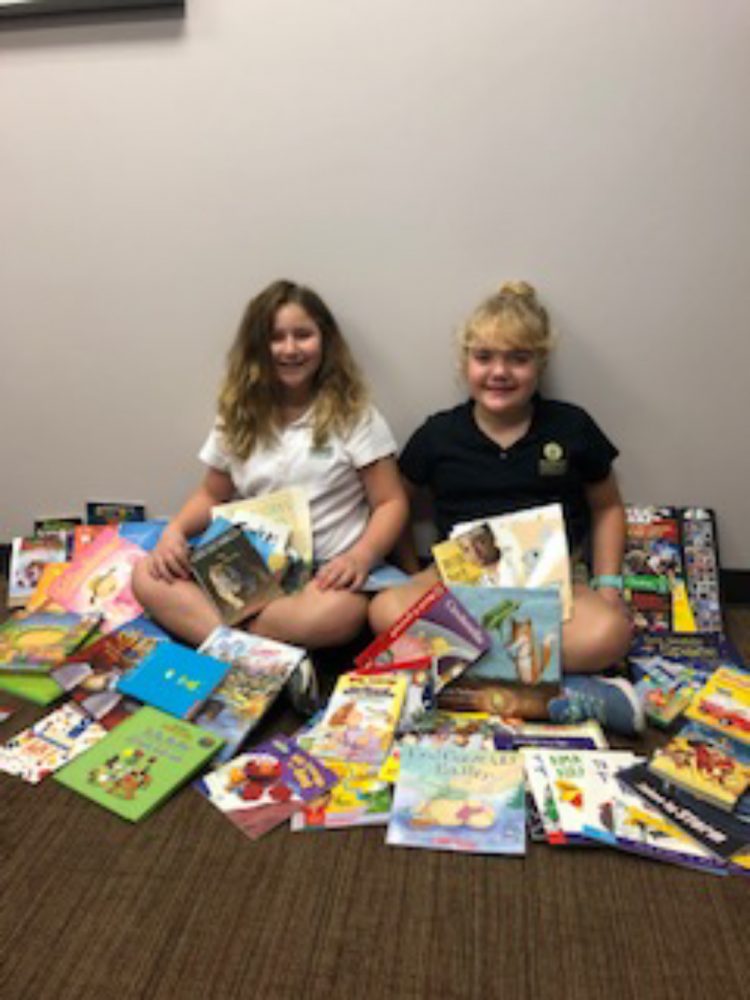 Book Drive Photo Woodlands Christian TWCA 2019