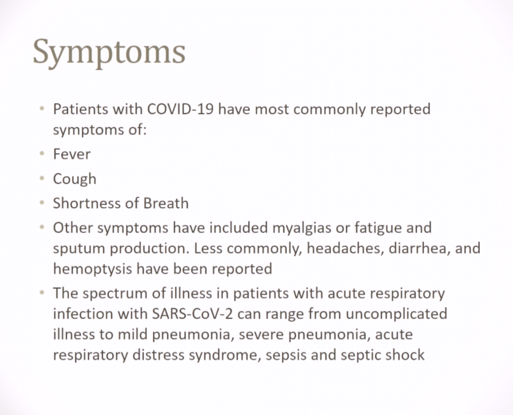 Coronavirus Awareness and Preparedness