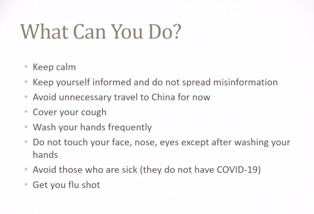 Coronavirus Awareness and Preparedness