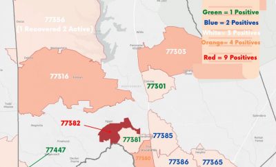 Montgomery County COVID-19 Cases March 25