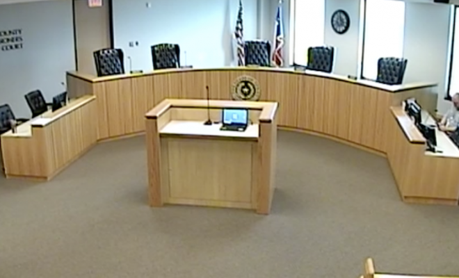 Commissioners Court Emergency Meeting