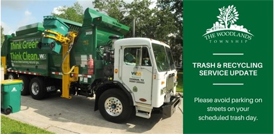 The Woodlands Township Trash Recycling Update