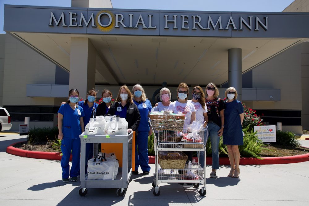 Blue Angels fly over The Woodlands at Memorial Hermann The Woodlands Medical Center