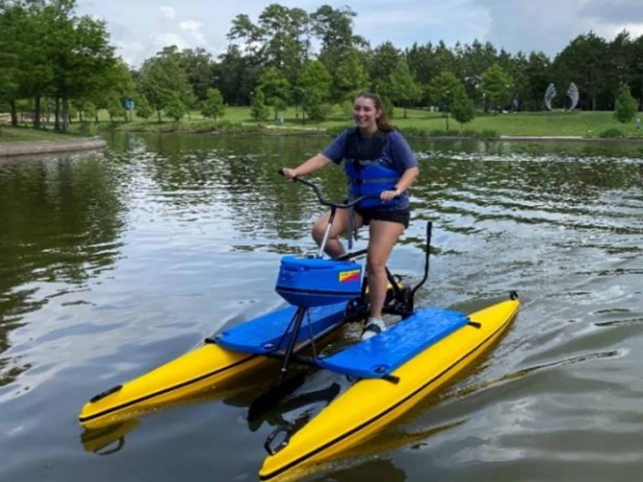 Riva Row Boat House Adds Water Bikes to Rental Options Hello Woodlands