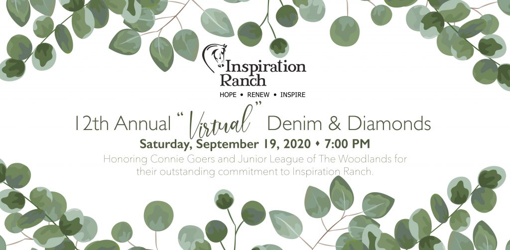 Inspiration Ranch Virtual Denim Diamonds Gala 2020