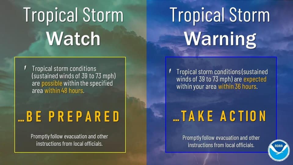 ⚠️ Montgomery county is now under a Tropical Storm Warning. ⚠️  It is important that our residents still prepare for the potential of Tropical Storm force winds in our area.  Loose objects can become deadly projectiles during hurricane-force winds. Take note of what would need to be moved from the lawn into the house or garage or secured in the yard.