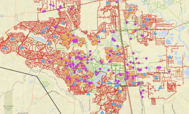 woodlands township property tax