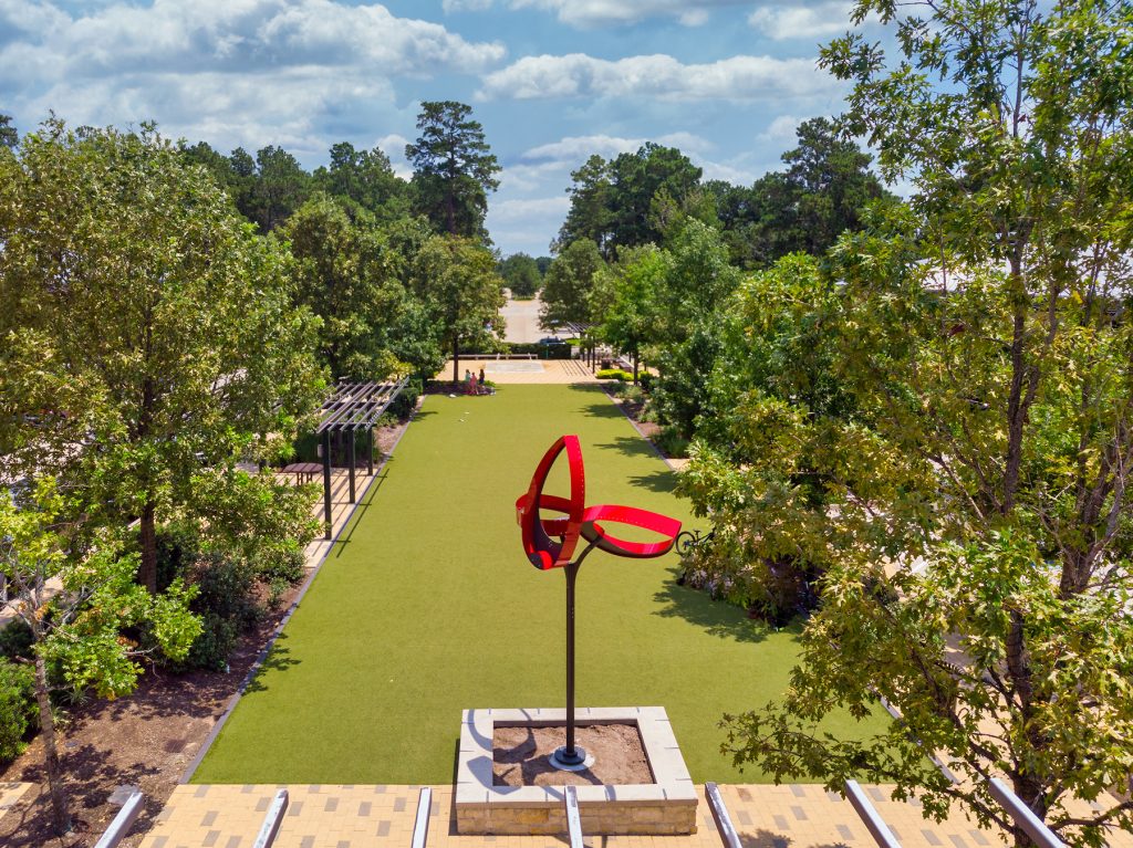 creekside park ibis sculpture 2020 howard hughes