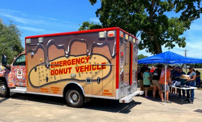 Hurts Donut Ambulance Woodlands Children's Museum