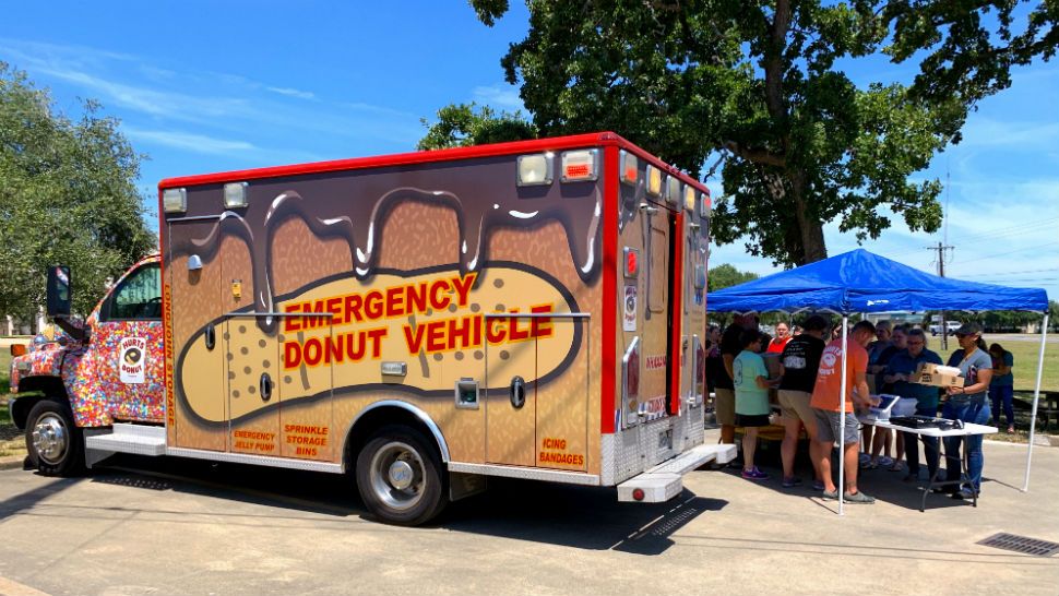 Hurts Donut Ambulance Woodlands Children's Museum