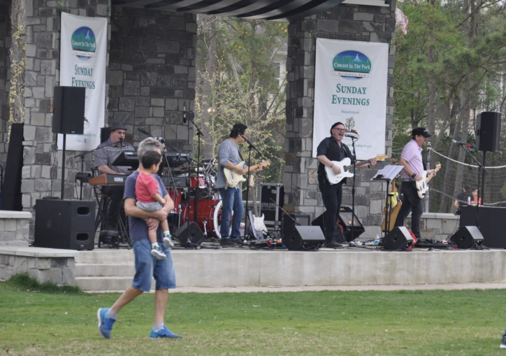 Concert in the Park returns this fall to Northshore Park, located at 2505 Lake Woodlands Drive in The Woodlands, Texas 77381. The free concerts take place Sundays from 5:30 to 7:30 p.m.