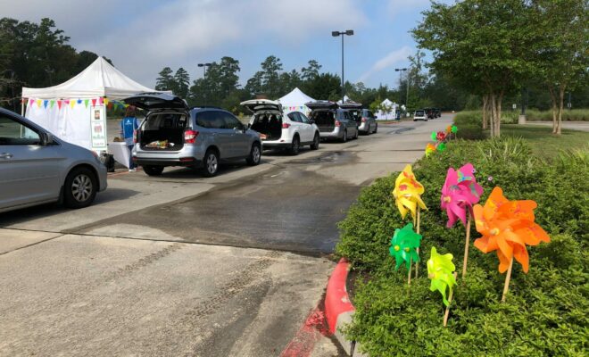 The Woodlands Landscaping Solutions Drive Thru Event 2020