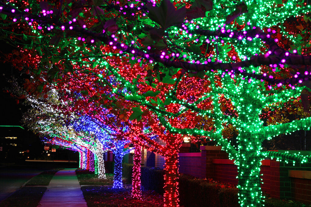 Christmas Lights in The Woodlands Area Hello Woodlands