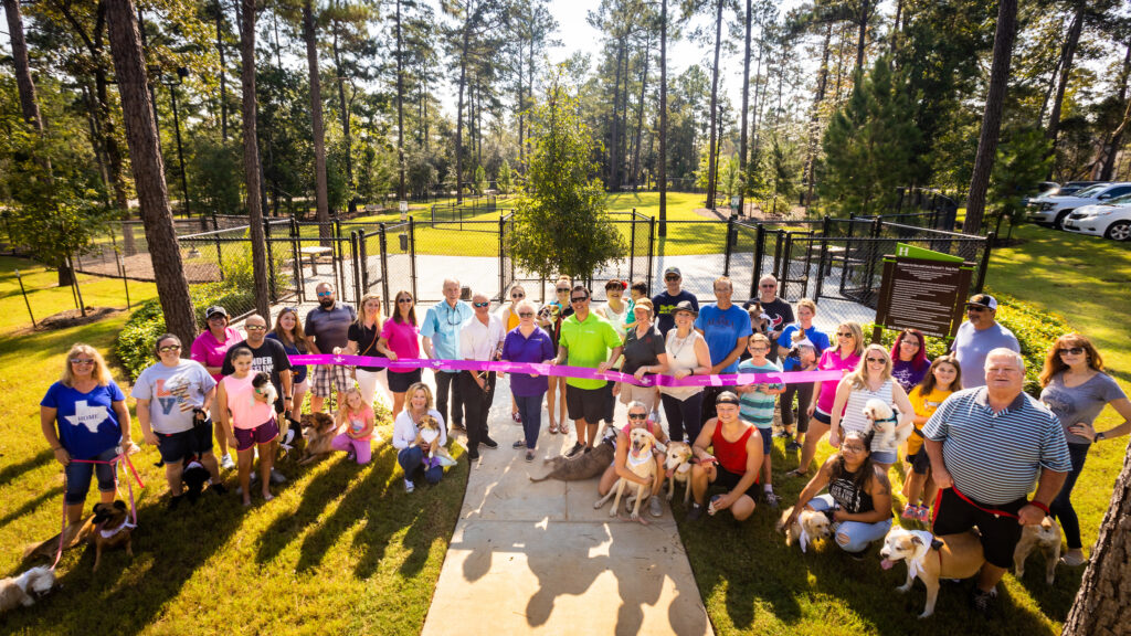 Dog Park in The Woodlands Hills - Dedication