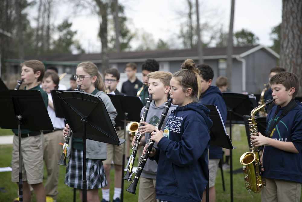 Photo Credit: The Woodlands Christian Academy; Photo: Middle School Band