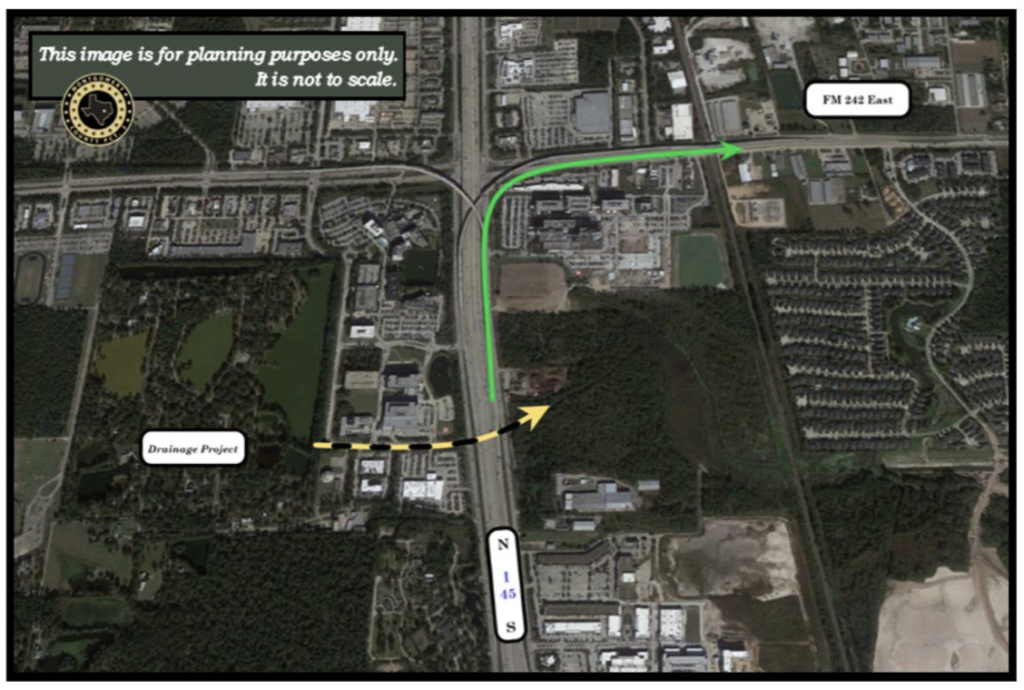 242 Flyover I45 West Expansion Commissioner Charlie Riley 2021