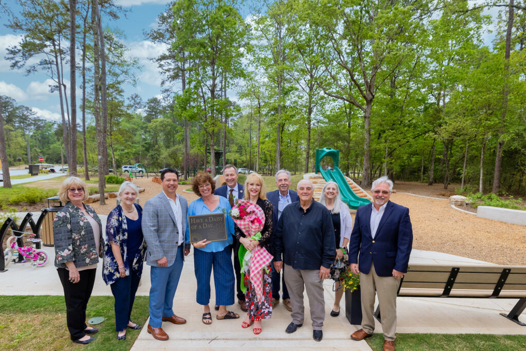 Ribbon Cutting ceremony held to commemorate new park In honor of Sue Luce’s Daisy Park.